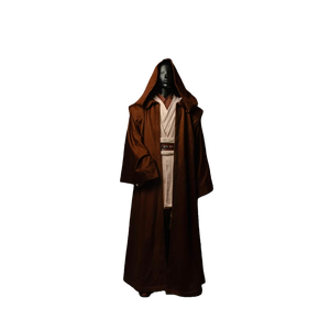 Disfraz de Cosplay Personalizado de <span class=keywords><strong>Obi</strong></span>-<span class=keywords><strong>Wan</strong></span> Kenobi de <span class=keywords><strong>Star</strong></span> <span class=keywords><strong>Wars</strong></span>, Conjunto Completo para Hombre Adulto, Algodón, Lino, Cachemira, Disfraz de Personaje de Película - Product Image 1