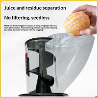 Elektrische draagbare slowjuicer voor commerciële fruitpersing van druiven, sinaasappels, appels en ander fruit.