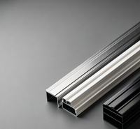 Profilé de fenêtre coulissante en PVC/UPVC sur mesure OEM, extrusion écologique, durable, design moderne, pour cuisine, supermarché, hôpital