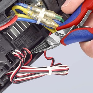 KNIPEX 35 32 115 Special electronics <b>pliers</b> with multi-component handles 115 mm - Product Image 4