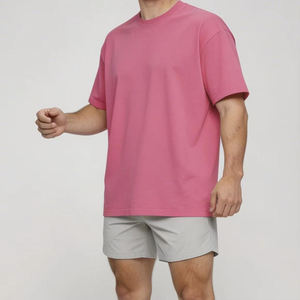 <span class=keywords><strong>Camiseta</strong></span> de Algodón DTF de Alta Calidad para Hombre, Talla Americana, <span class=keywords><strong>Camiseta</strong></span> Oversize para Gimnasio, Fabricante de Camisetas Oversize Económicas para Fitness Masculino - Product Image 1