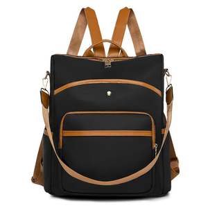 Factory Wholesale High Quality Large Capacity <b>Waterproof</b> Durable Leather Women's School <b>Backpack</b> - Product Image 4