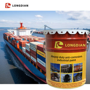 Excelente Pintura Marina Ecológica de Dos Componentes, Antióxido, Anticorrosión, Resina Epoxi Roja, Imprimación para Barcos, Revestimiento Líquido - Product Image 1