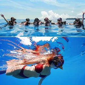 JUNHAIINS Vente en gros <span class=keywords><strong>Tuba</strong></span> <span class=keywords><strong>avec</strong></span> valve supérieure pour respiration sèche pour la plongée sous-marine pour la vente en gros de l'apnée professionnelle - Product Image 6