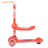 Monopatin 3 en 1, fabricants, Riding Flash, trottinette à 3 roues pour enfants, trottinette pour enfants avec siège, pour filles