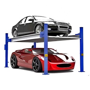 Sistema de elevación de estacionamiento de almacenamiento de automóviles hidráulico de cuatro 4 postes para elevador de equipo de elevación de estacionamiento comercial y residente doméstico - Product Image 5