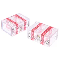 Caja de plástico transparente IQ Box, truco de magia, cajón secreto, aprendizaje, juguetes educativos, accesorios de magia, juguetes de inteligencia, 1 ud.