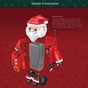 Jouet de construction électrique intelligent à programmation, Père Noël équilibré, pour cadeau éducatif pour enfants, vente en gros OEM - Product Image 3