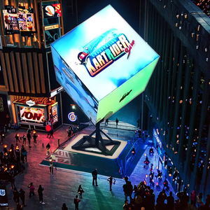 Tùy chỉnh <span class=keywords><strong>Cube</strong></span> Shaped LED màn hình ma thuật <span class=keywords><strong>Cube</strong></span> không thấm nước điện tử biển Ngoài trời trong nhà Quảng Cáo Sáng Tạo LED hiển thị - Product Image 1