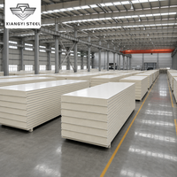 Panneau sandwich isolé en PU, mousse de polyuréthane, résistant au feu et à l'eau, écologique, pour chambre froide, bâtiment industriel, atelier, toiture