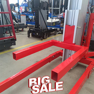 छोटे से मोबाइल मैनुअल लिफ्ट मंच सीढ़ी एल्यूमीनियम मिश्र धातु लिफ्ट 3/4/5/6m 8m 9m घर गोदाम कार्यशाला प्रदर्शनी हॉल मैनुअल लिफ्ट - Product Image 4