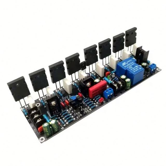 400W Single Channel Transistor Power Amplifier Board 1943+5200 Rear Stage Audio Enhancement With Horn protection