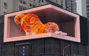 Tùy chỉnh P8 P10 đầy đủ màu sắc <span class=keywords><strong>LED</strong></span> Video tường màn hình không thấm nước ngoài trời cửa hàng bán lẻ kỹ thuật số biển quảng cáo hiệu ứng 3D 8 mét Pixel pitch - Product Image 4