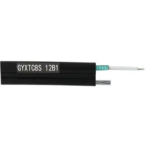 Cabo de fibra ótica 4 6 8 12 núcleo, figura de cabo de fibra ótica 8 auto-suporte, fibra ótica gyxtc8s