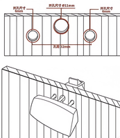 Serrure sans clé à bouton-poussoir pour porte d'armoire de camping-car, armoires murales et tiroirs de bateau/yacht