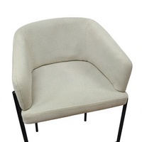 ST-8893-1 nouveaux tabourets de bar en tissu à dossier haut moderne pieds en métal rouge salle à manger de luxe et bar à la maison pour le commerce de gros