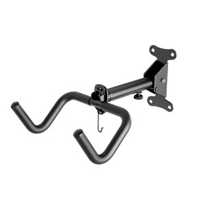 Support <span class=keywords><strong>mural</strong></span> en acier allié pour <span class=keywords><strong>vélo</strong></span> Crochet de rangement pliable pour garage Support intérieur <span class=keywords><strong>horizontal</strong></span> pour vélos de route de montagne d'extérieur - Product Image 1