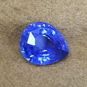 NGL Pemotong Batu Permata Bersertifikat untuk Membuat Perhiasan 4.09ct Sri Frankfurt Alami Bunga Jagung Biru Safir