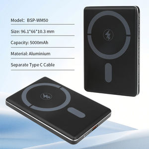 Cargador Portátil, Batería <span class=keywords><strong>Externa</strong></span> para Teléfonos Móviles, Tipo C, Carga Inalámbrica, Banco de Energía de Estado Semisólido, 5000 mAh - Product Image 5