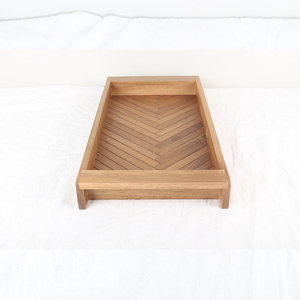 Huina Moderne Différentes Tailles Grands Plateaux De Service En Bois En Bois D'acacia Personnalisable Couleur Rectangle Forme Usine En Gros - Product Image 2