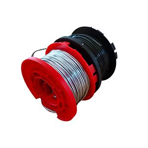 Alambre de atar para máquina de atar barras de refuerzo RB441t 443t, alambre de atar de acero TW1061T de 1.0mm con revestimiento de PVC ElectroTécnico para atar - Product Image 3