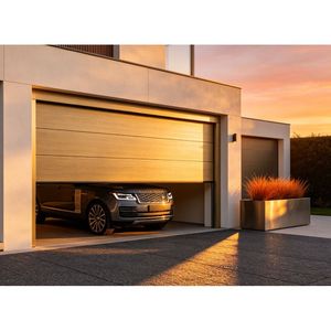 <span class=keywords><strong>Porte</strong></span> <span class=keywords><strong>de</strong></span> <span class=keywords><strong>garage</strong></span> <span class=keywords><strong>sectionnelle</strong></span> contemporaine gris <span class=keywords><strong>anthracite</strong></span>, panneau affleurant, <span class=keywords><strong>porte</strong></span> basculante moderne noir mat pour villa - Product Image 3