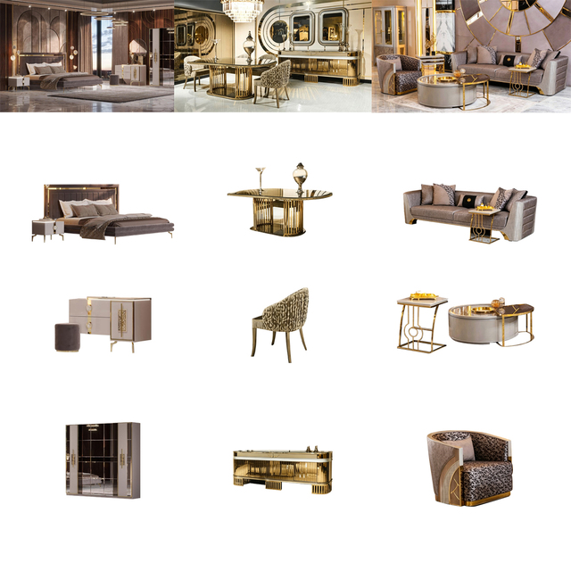 Unique One  Stop Custom Whole  House Furniture Spotlight on Popular Living Room Collections
