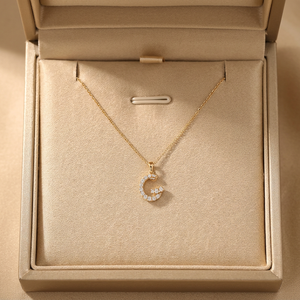 Collar de Oro Rosa de 18K con Letra G y Diamante Natural, Serie del Alfabeto, Joyería Fina, Regalo para Chicas - Product Image 6