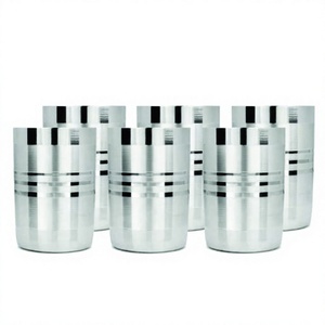 Bande de verre à eau en acier inoxydable Designs avec 6 pes thermique en acier inoxydable bouteille sous vide gobelet double paroi ventre tasse - Product Image 1