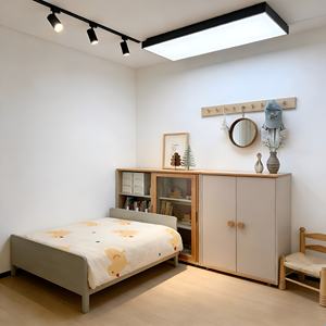 Armoire de rangement modulaire pour enfants MUJU, en bois moderne, respectueuse de l'environnement, adaptée aux enfants, coins arrondis, étagère ouverte, 5+ tiroirs, salon - Product Image 4