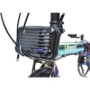 Bicicleta Dobrável Litepro K3 - Leve, Portátil, com Velocidades Variáveis, Freio V Duplo, Quadro em Liga de Alumínio Eletroplaqueado Colorido - Product Image 3