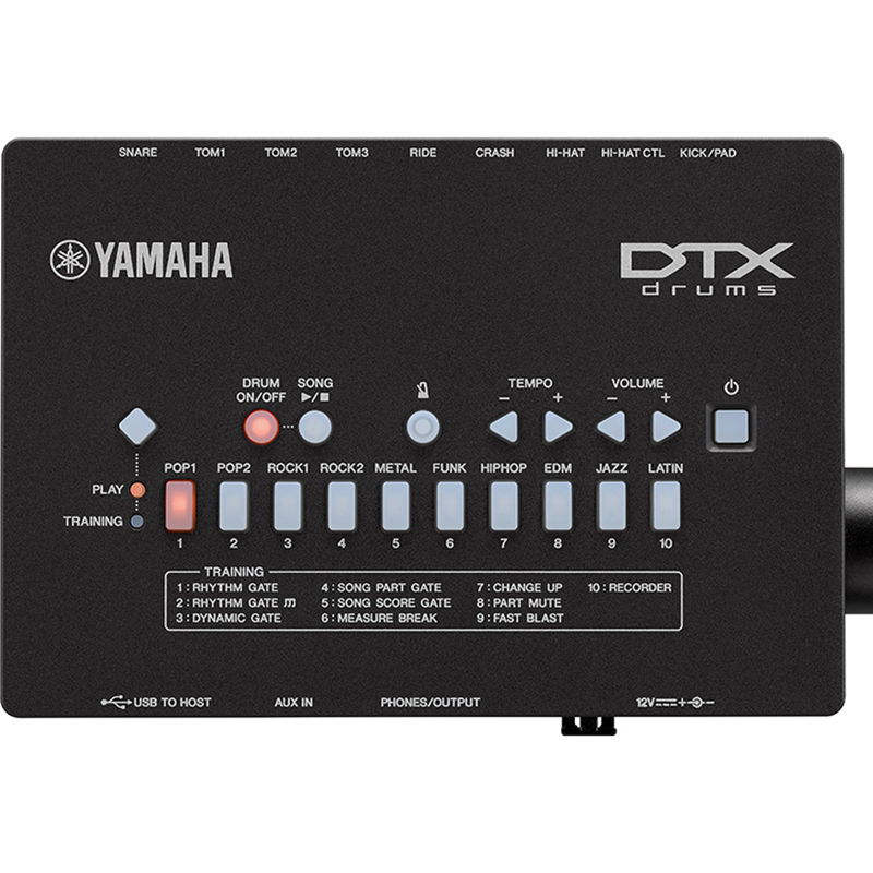 Электрический барабан YMA DTX402K 432K 452K, электронные барабаны для взрослых и детей, барабаны для начинающих