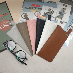 Ready Faux Leather Travel Eyewear Sunglasses Pouch Holder Anti-Lost Protective Cover and Organizer Promotional Lanyards