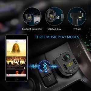 Lettore MP3 LED trasmettitore <span class=keywords><strong>FM</strong></span> wireless per auto nero di vendita caldo - Product Image 2