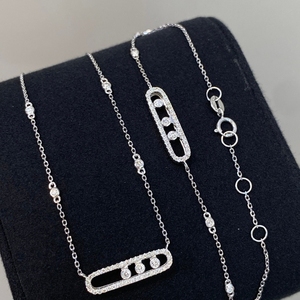 Conjunto de Joyería Fina Aazuo, Oro Sólido de 18K, Diamante Natural de 0.26ct, Pulsera y Collar de Hada, Gran Venta, Regalo para Mujer, Cumpleaños, Fiesta, Boda - Product Image 2