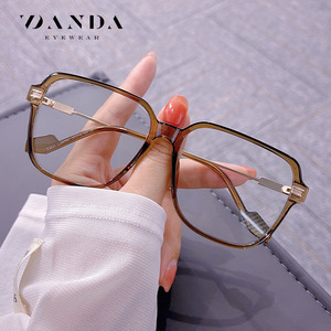 Danda Eyewear Lunettes anti-lumière bleue, monture rectangulaire complète, unisexe, légère, monture TR TJ831 - Product Image 2