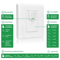 Interruptor con Sensor de Presencia de Pared RZ022, Estándar Europeo, 220V CA