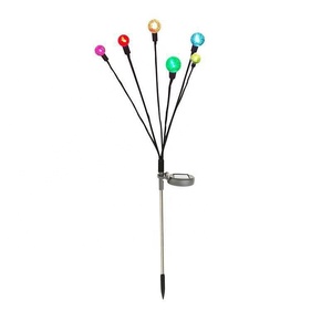 Balancement 6/8/10 LED <span class=keywords><strong>solaire</strong></span> luciole <span class=keywords><strong>lampe</strong></span> paysage lumières jardin extérieur étanche vacances lumière déco - Product Image 5