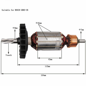 Traje <span class=keywords><strong>de</strong></span> rotor <span class=keywords><strong>de</strong></span> armadura <span class=keywords><strong>de</strong></span> repuesto para <span class=keywords><strong>BOSCH</strong></span> - Product Image 2