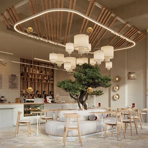 Mostrador de Exhibición para Cafetería y Restaurante, Muebles de Madera Sólida, Juego de Mesa y Sillas, Mostrador de Caja Moderno para Cafetería - Product Image 5