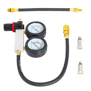 <span class=keywords><strong>Tester</strong></span> di Compressione Motore Tu-21 con Doppio Manometro, <span class=keywords><strong>Tester</strong></span> di Perdite Cilindri, Manometro per Vuoto e Pressione - Product Image 3
