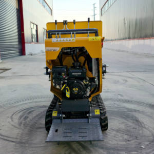 מיני-דאמפר זחלי עוצמתי 500 ק\\\"ג, משאית עפר קטנה עם העמסה עצמית, מונע בבנזין, לבנייה ולגינה - Product Image 5