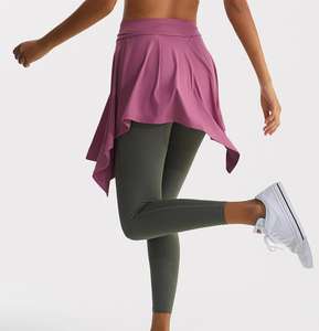 Sportlicher Yoga-Rock Riemen einteiliger Rock Über die Hüfte Handtuch Tennissrock - Product Image 3