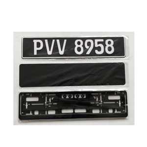 Plaques d'<span class=keywords><strong>immatriculation</strong></span> de voiture standard en aluminium d'appel d'offres du gouvernement - Product Image 4