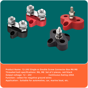 12-48Vautomotive Yacht機械装置頑丈シングルラインまたはダブルライン端子シングルコラム接続ネジワイヤーナット - Product Image 5