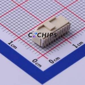 WF10010-02200 Wire-to-Board Pin Header SMD,P=1mm Connector 1x10P 1mm Vertical Mount 10P - Product Image 2
