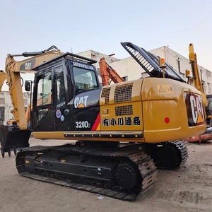 Excavatrice sur chenilles d'occasion Caterpillar 320D2 de 20 tonnes pour petits et moyens chantiers d'excavation, à bas prix, avec chenilles en caoutchouc 320D 320 - Product Image 2