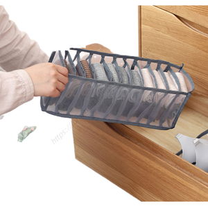 Venta al por mayor, gran oferta: Caja organizadora multifuncional de tela para ropa, cajón, bolsa de tela de gasa para jeans y artículos diversos. - Product Image 5