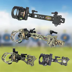 9" Metal Precision Archery arrow shooting factory outlet aluminum portable 5-pin bow sight for Shooting