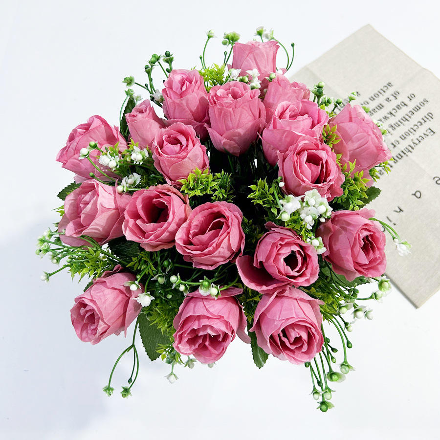 18 rose red rose bunch